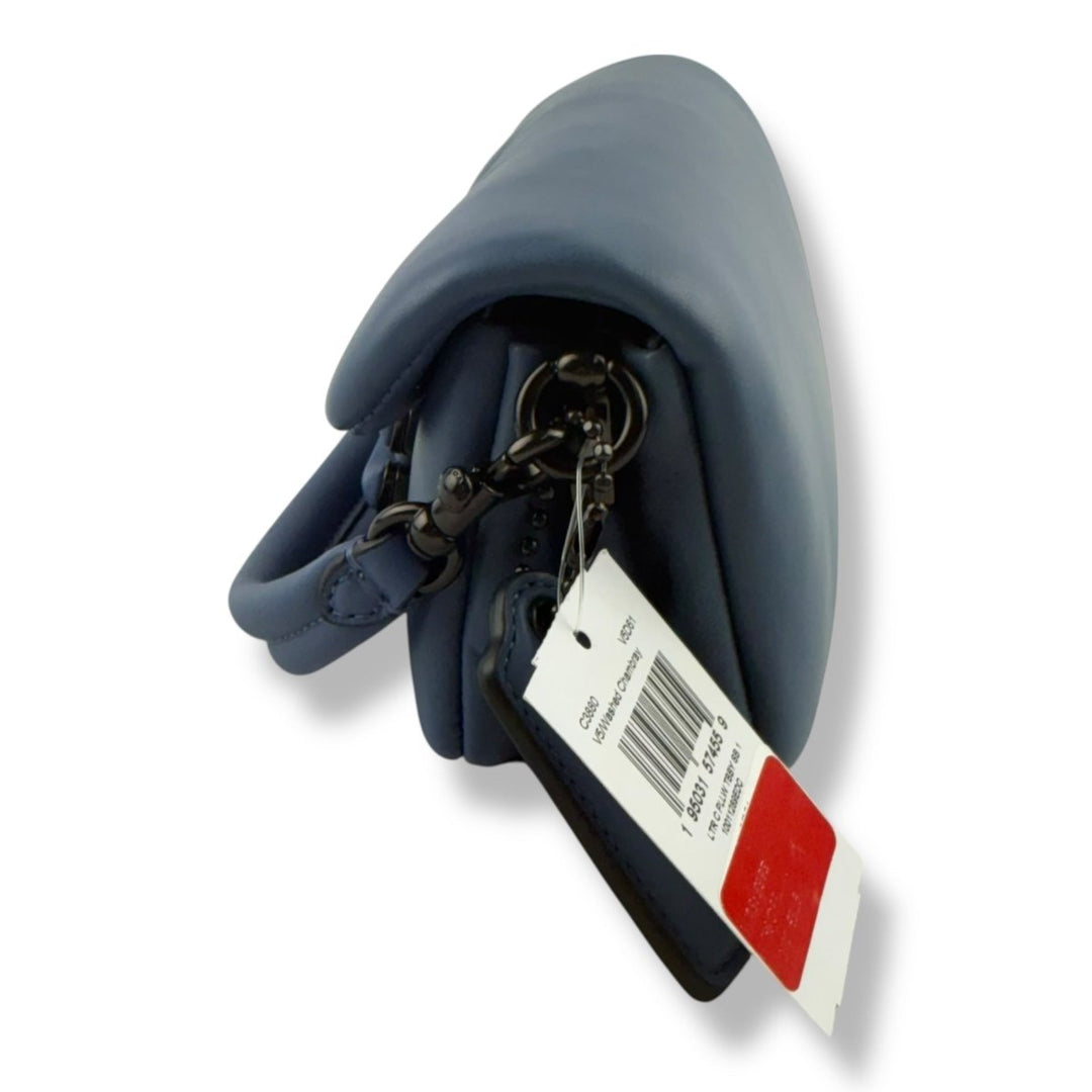 Coach Pillow Tabby 18 Blue Leather Handbag - Lux Central