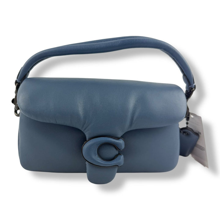 Coach Pillow Tabby 18 Blue Leather Handbag - Lux Central
