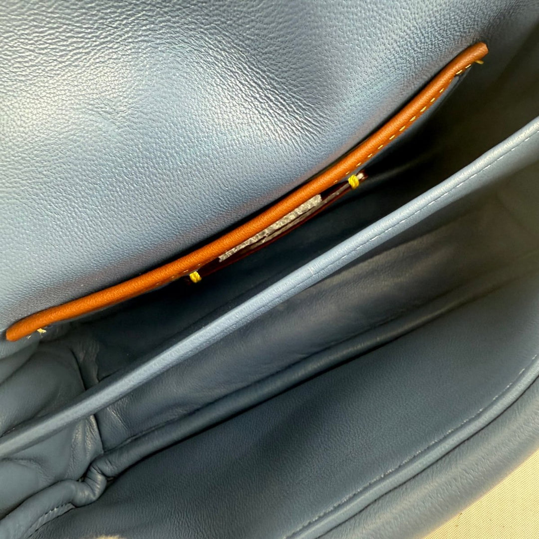 Coach Pillow Tabby 18 Blue Leather Handbag - Lux Central