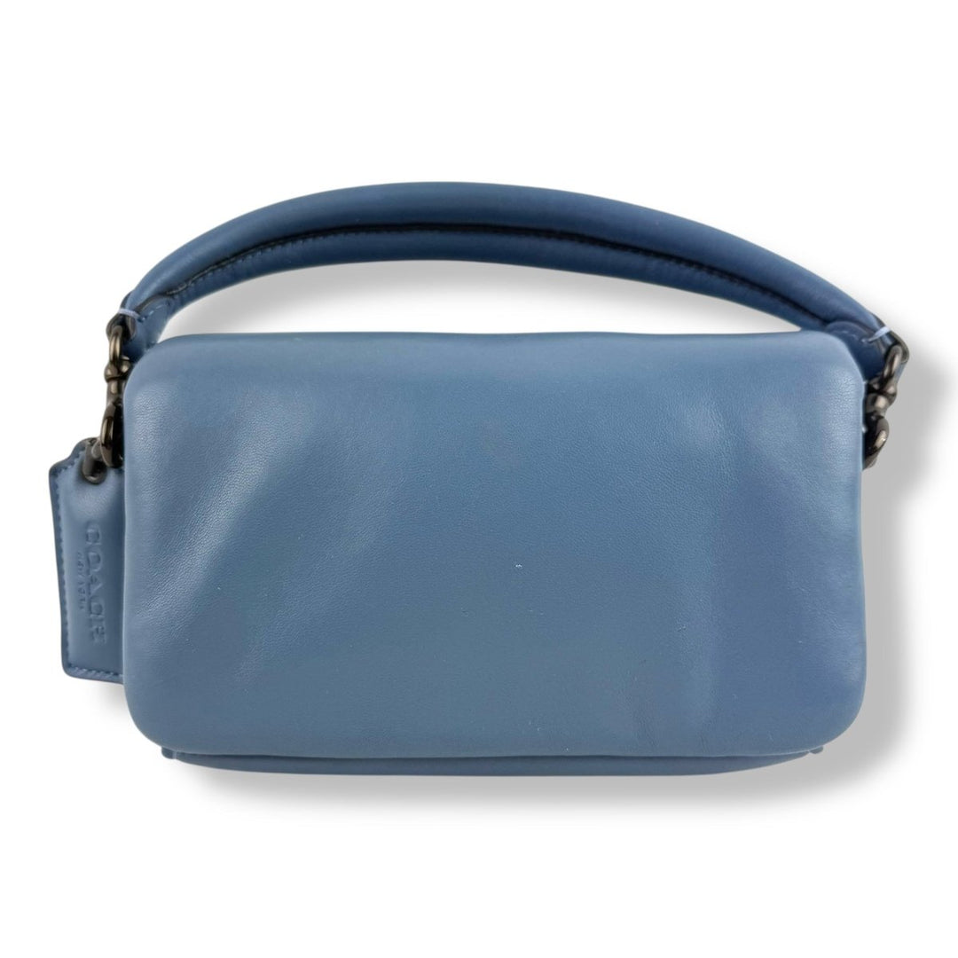 Coach Pillow Tabby 18 Blue Leather Handbag - Lux Central