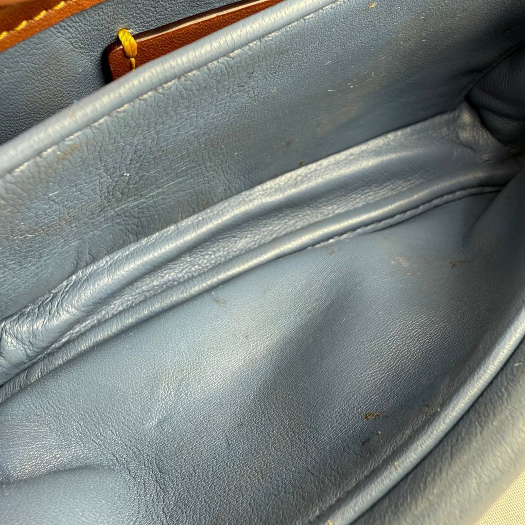 Coach Pillow Tabby 18 Blue Leather Handbag - Lux Central