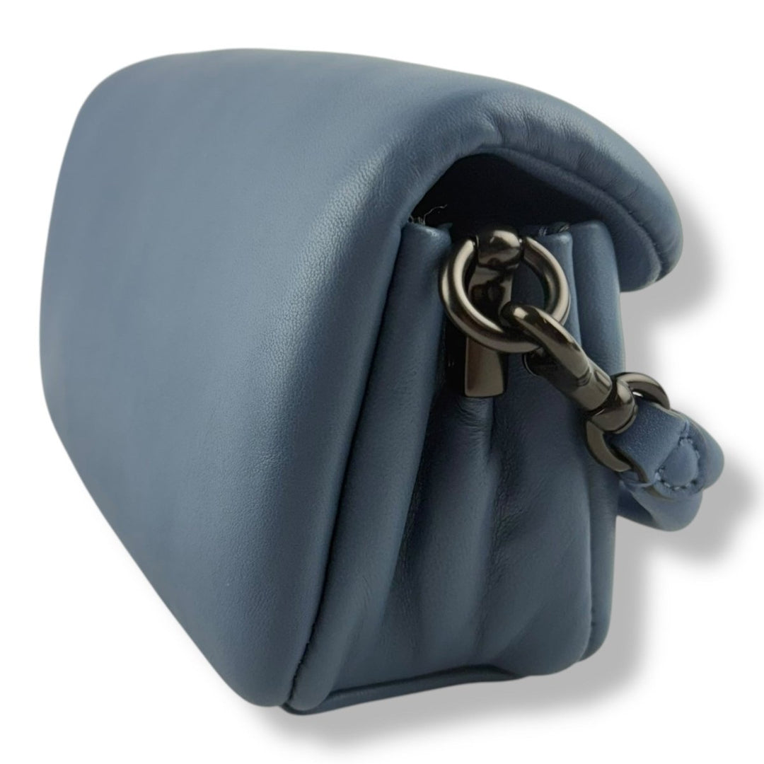 Coach Pillow Tabby 18 Blue Leather Handbag - Lux Central