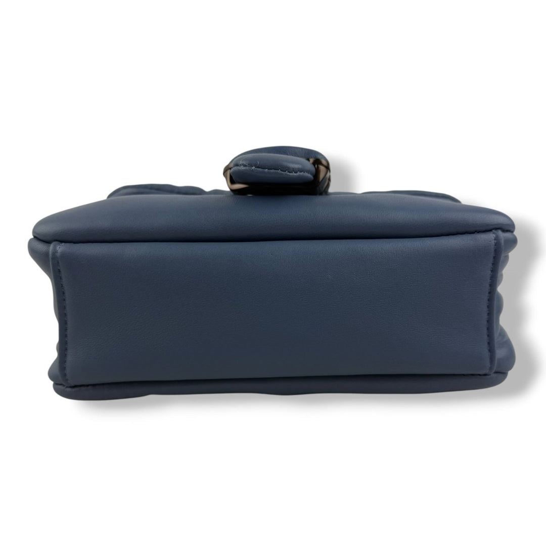 Coach Pillow Tabby 18 Blue Leather Handbag - Lux Central