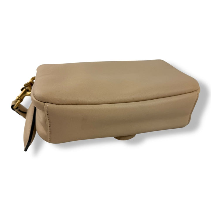 Coach Pillow Tabby 18 Cream Leather Handbag - Lux Central