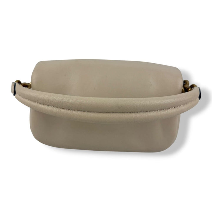 Coach Pillow Tabby 18 Cream Leather Handbag - Lux Central