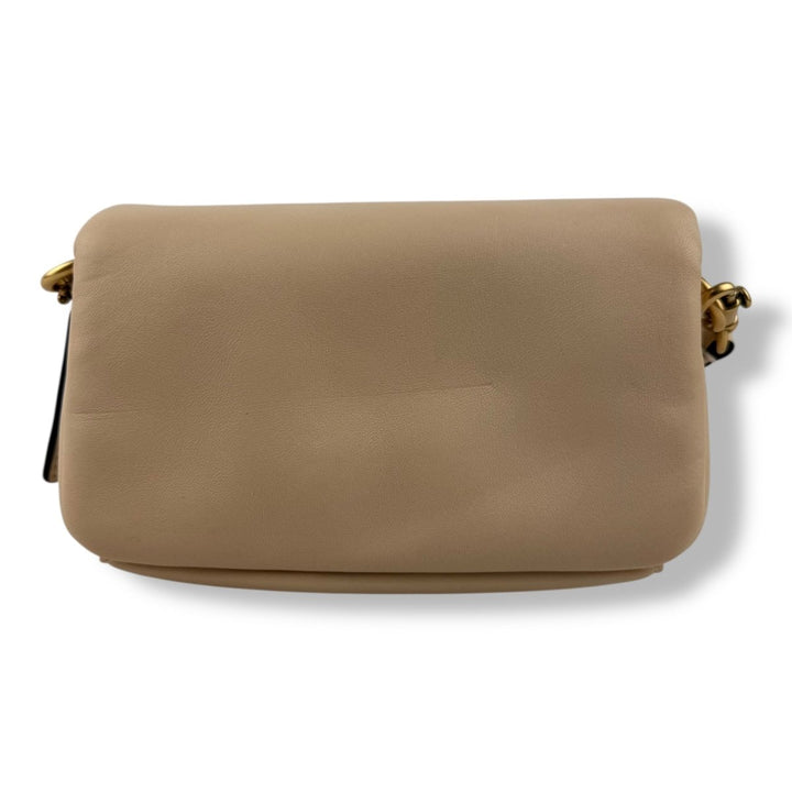 Coach Pillow Tabby 18 Cream Leather Handbag - Lux Central