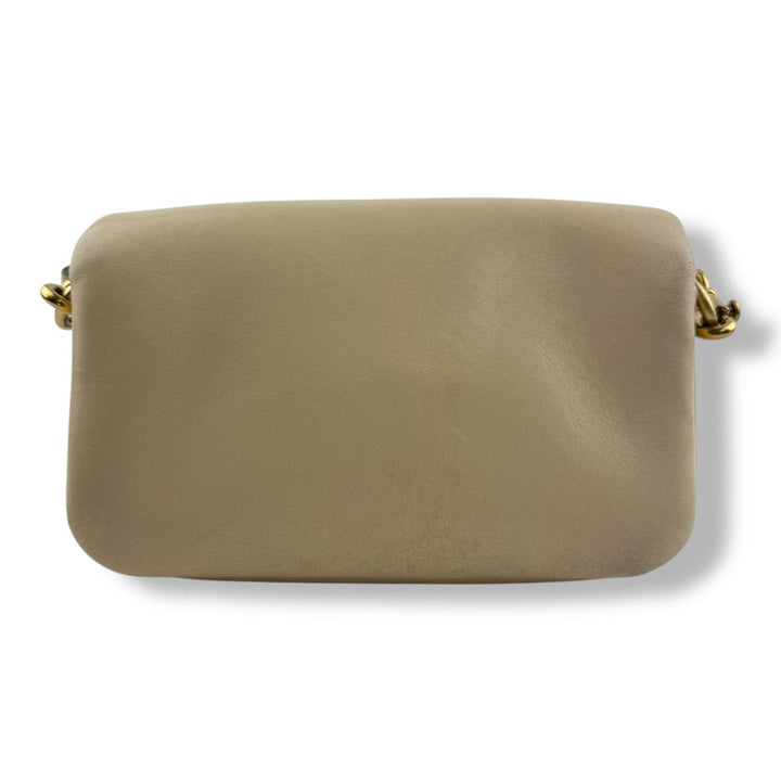 Coach Pillow Tabby 18 Cream Leather Handbag - Lux Central