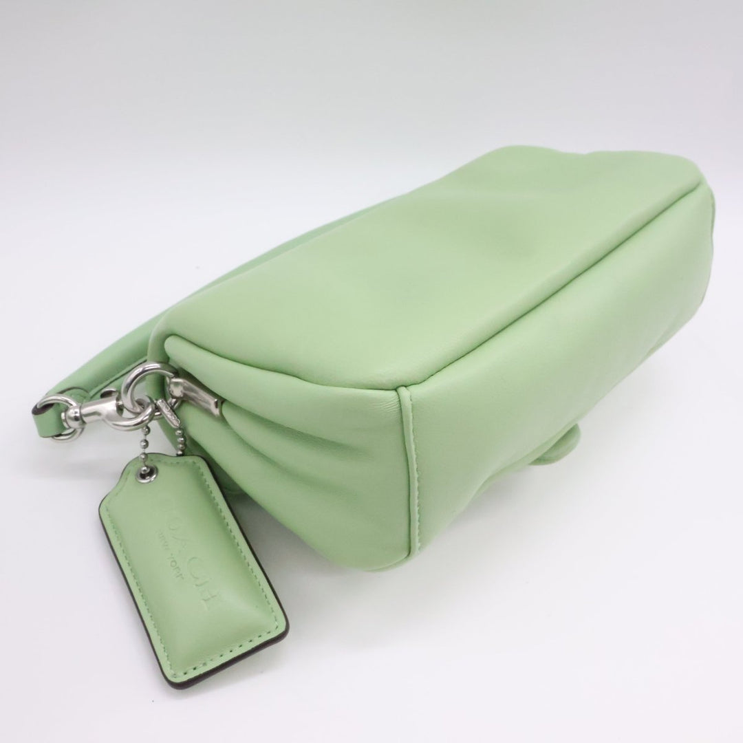 Coach Pillow Tabby 18 Green Leather Handbag - Lux Central