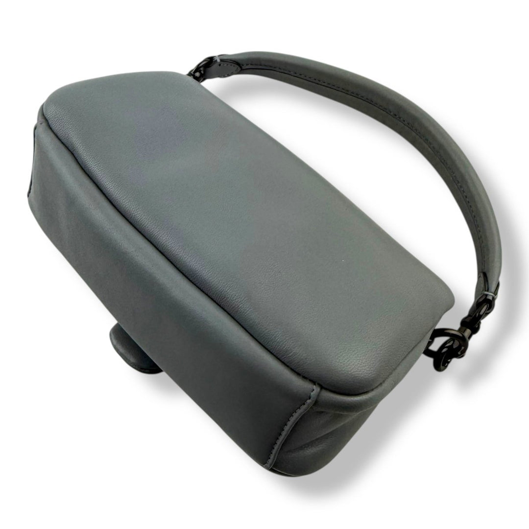 Coach Pillow Tabby 18 Grey Leather Handbag - Lux Central