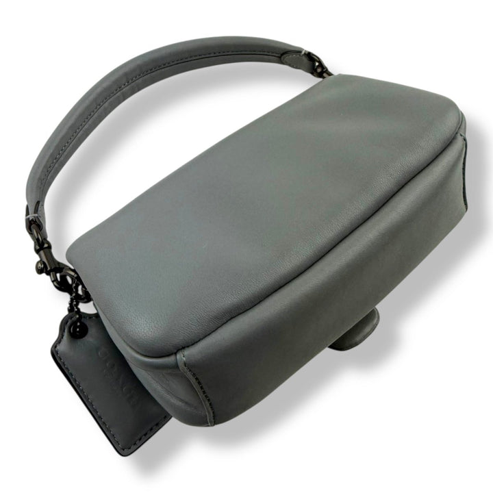 Coach Pillow Tabby 18 Grey Leather Handbag - Lux Central