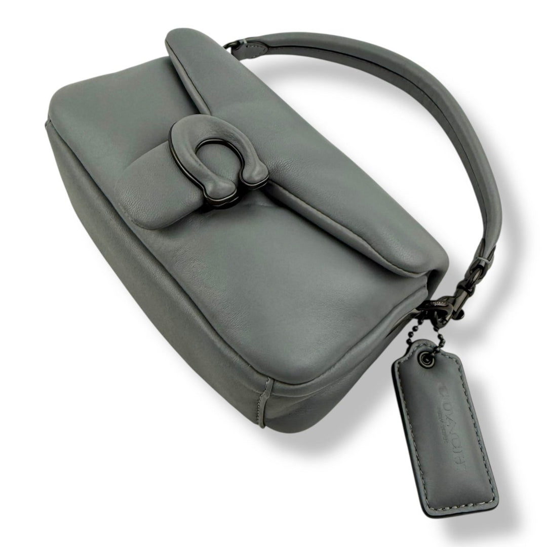 Coach Pillow Tabby 18 Grey Leather Handbag - Lux Central