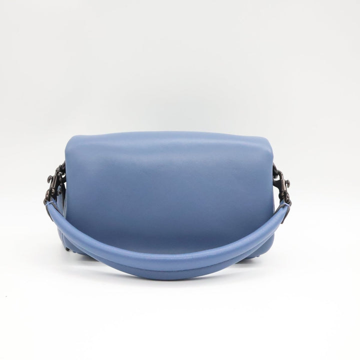 Coach Pillow Tabby 18 Navy Blue Crossbody Leather Handbag - Lux Central