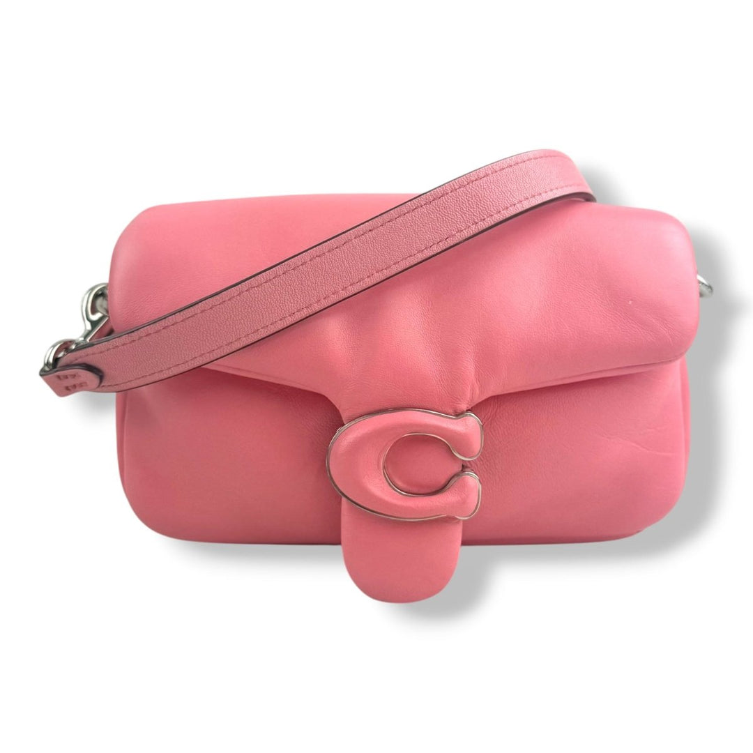 Coach Pillow Tabby 18 Pink Leather Handbag - Lux Central