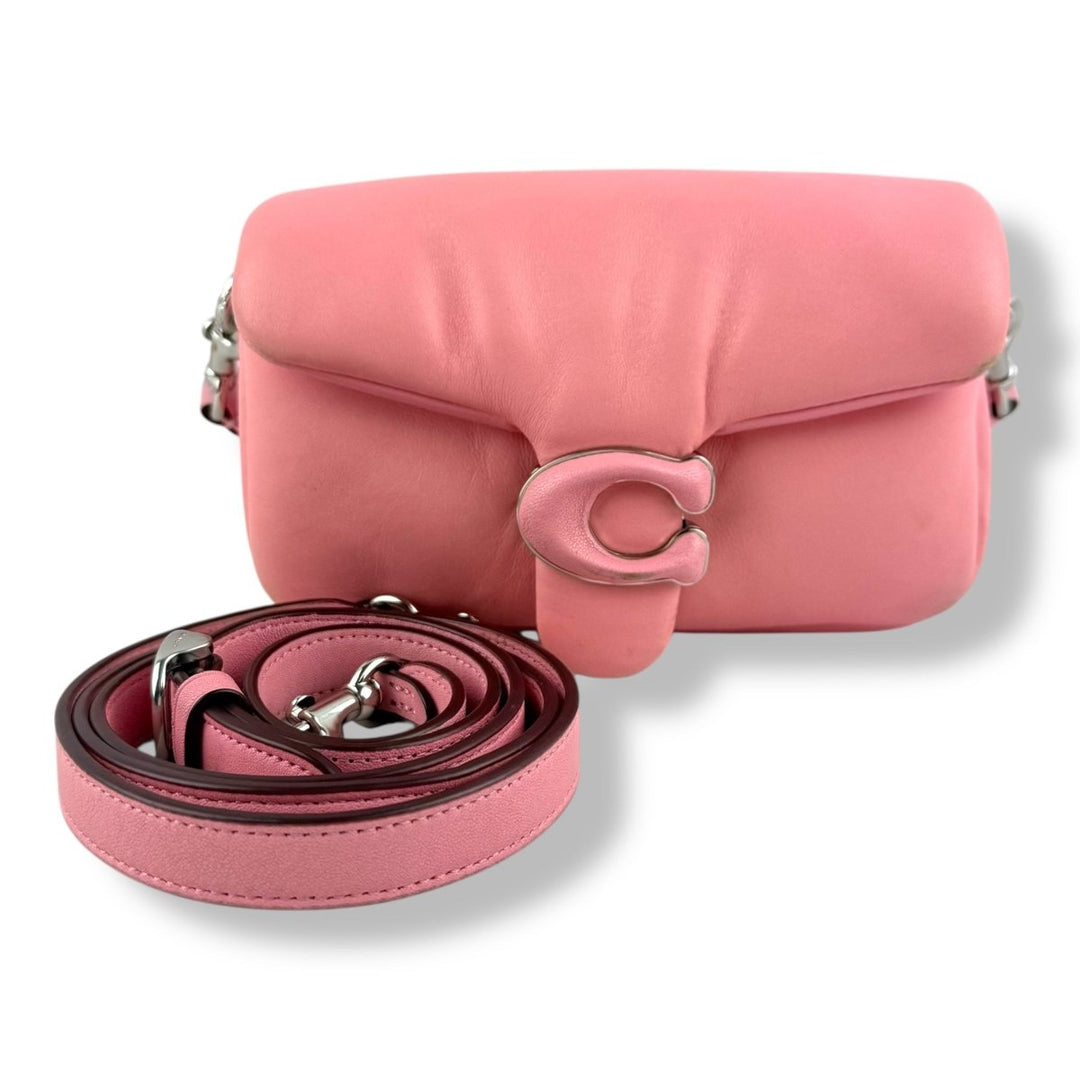 Coach Pillow Tabby 18 Pink Leather Handbag - Lux Central