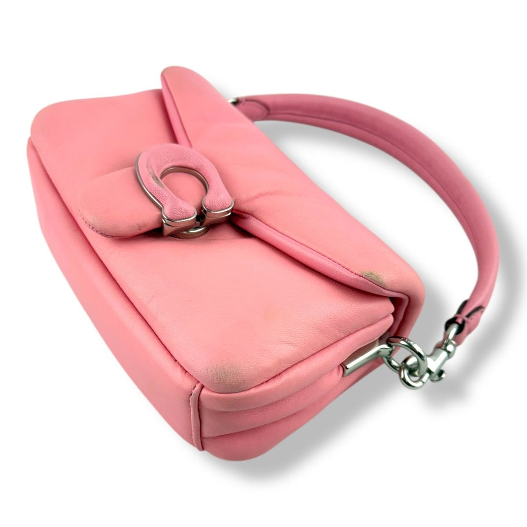 Coach Pillow Tabby 18 Pink Leather Handbag - Lux Central