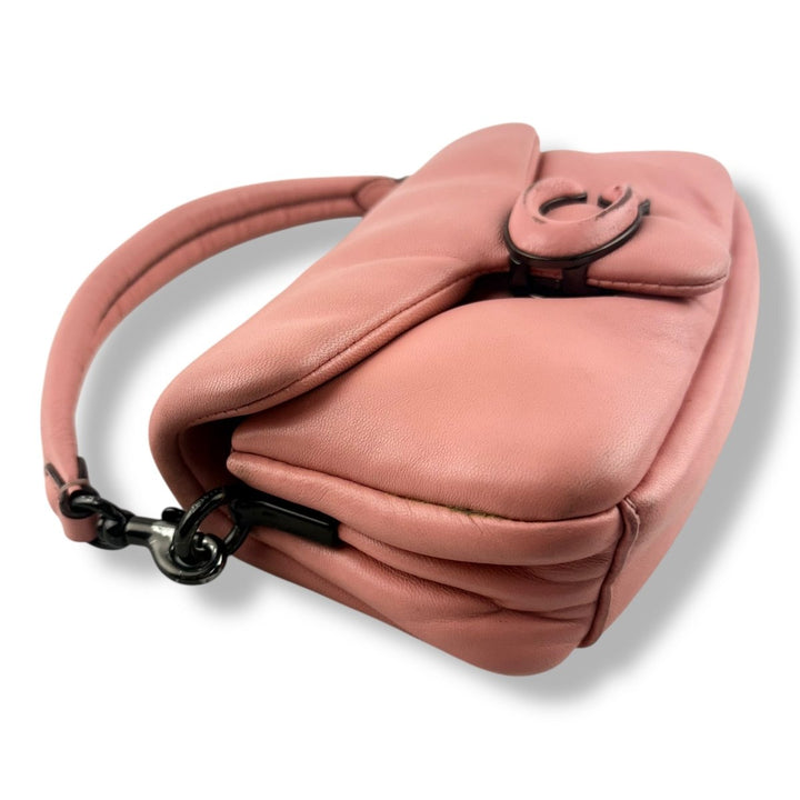 Coach Pillow Tabby 18 Pink Leather Handbag - Lux Central