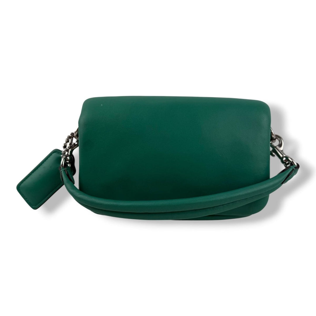 Coach Pillow Tabby 18 Teal Leather Handbag - Lux Central
