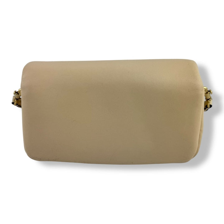 Coach Pillow Tabby 26 Beige Leather Handbag - Lux Central