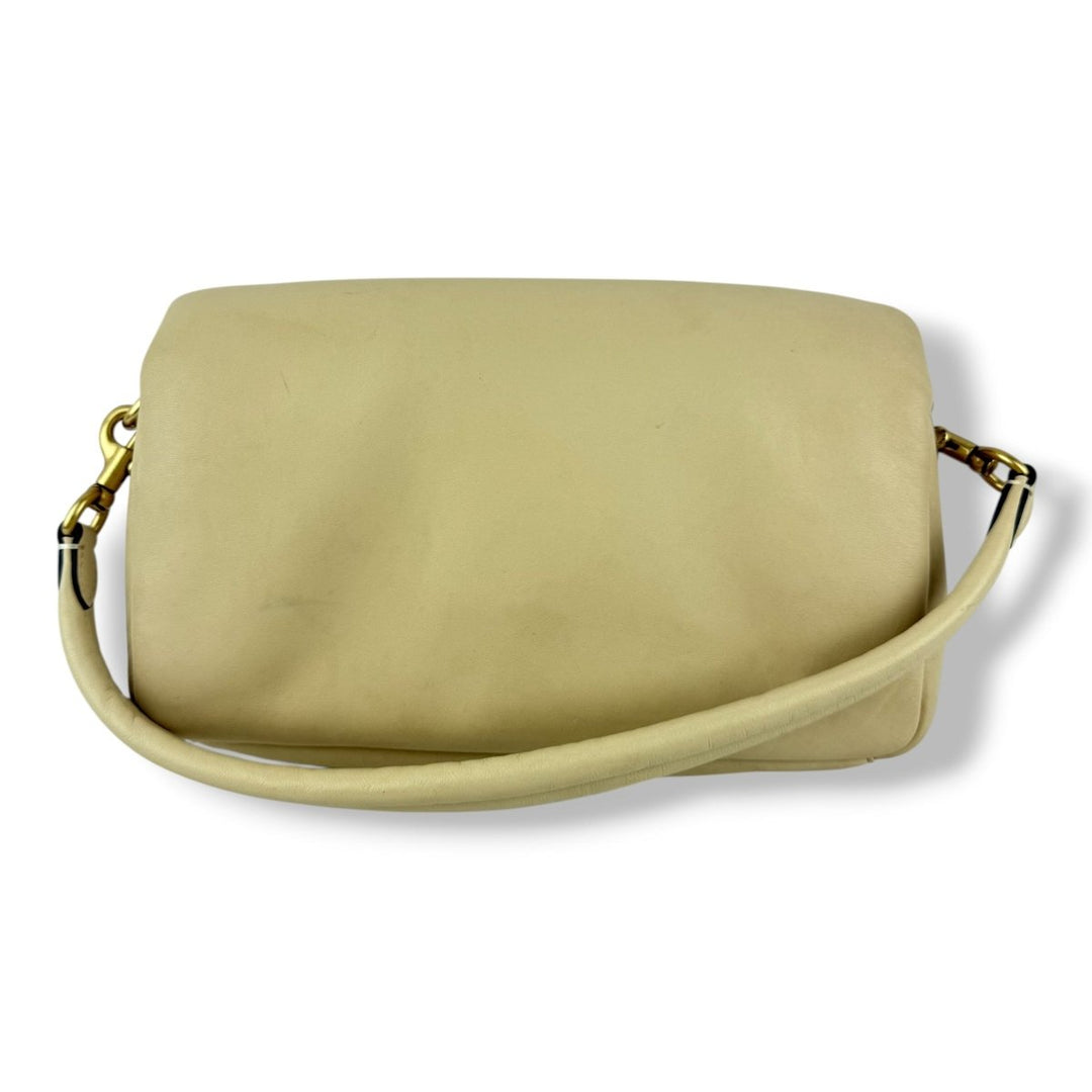 Coach Pillow Tabby 26 Beige Leather Handbag - Lux Central