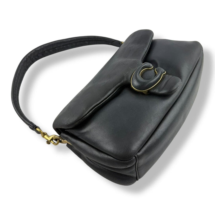 Coach Pillow Tabby 26 Black Leather Handbag - Lux Central