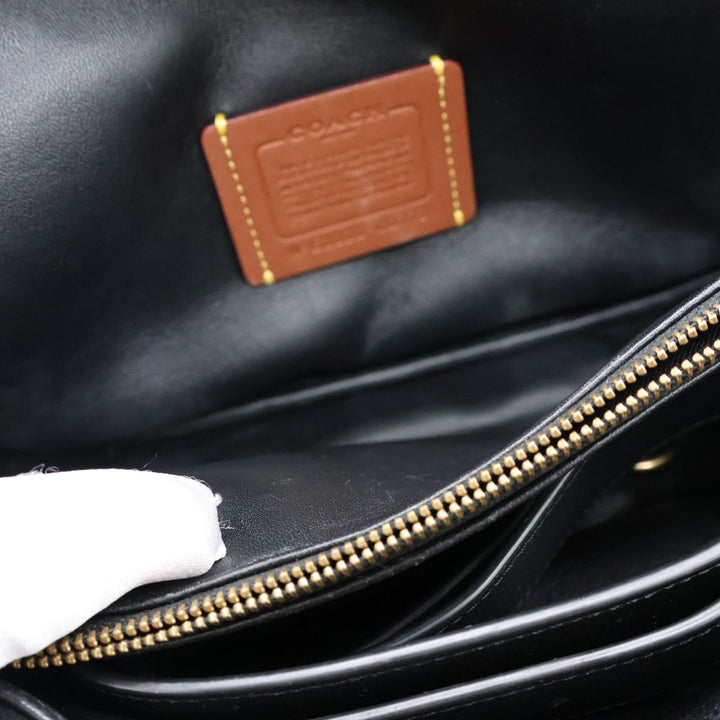 Coach Pillow Tabby 26 Black Leather Handbag - Lux Central