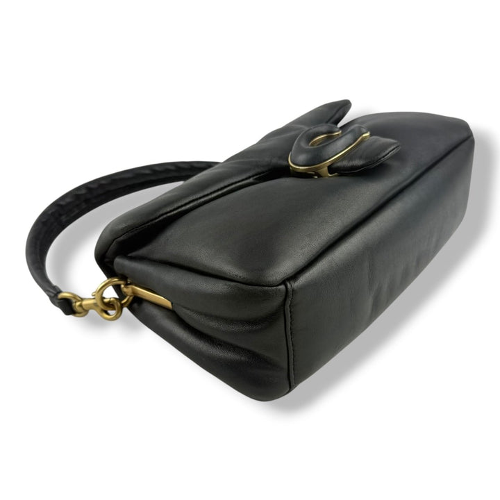 Coach Pillow Tabby 26 Black Leather Handbag - Lux Central