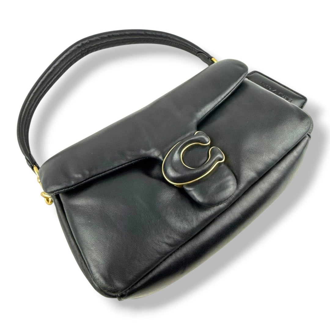 Coach Pillow Tabby 26 Black Leather Handbag - Lux Central