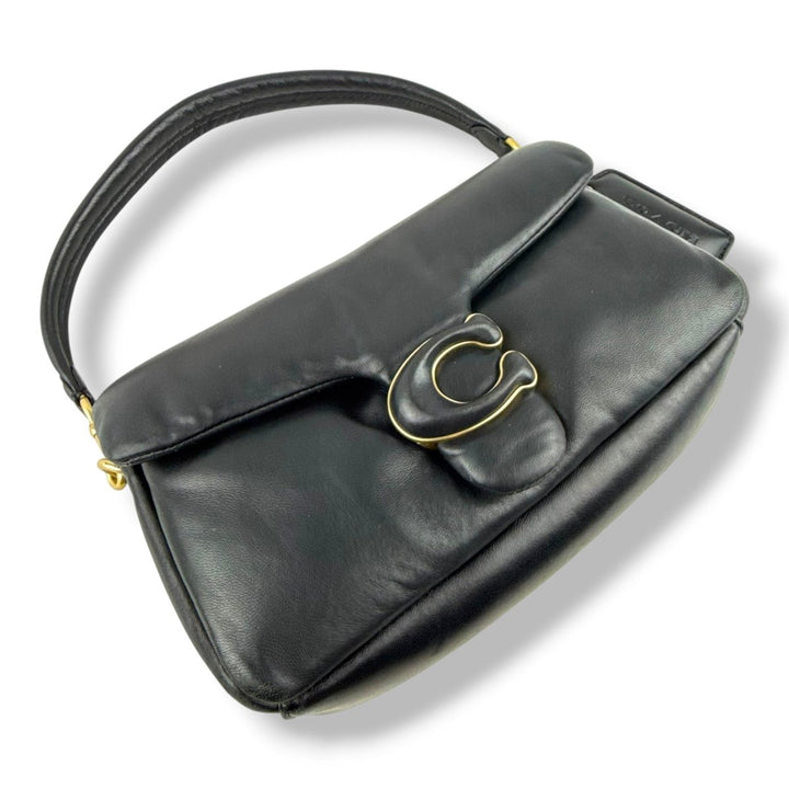 Coach Pillow Tabby 26 Black Leather Handbag - Lux Central