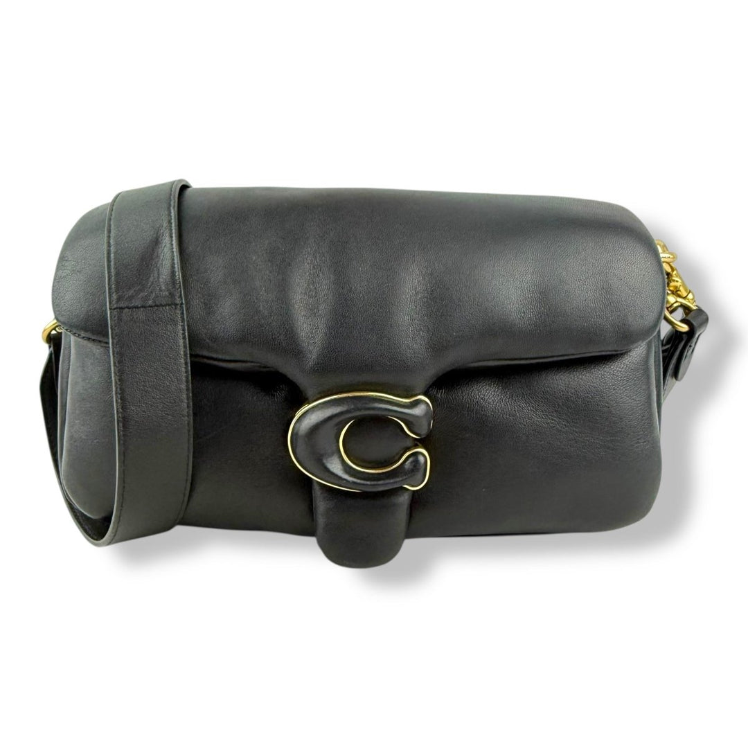 Coach Pillow Tabby 26 Black Leather Handbag - Lux Central