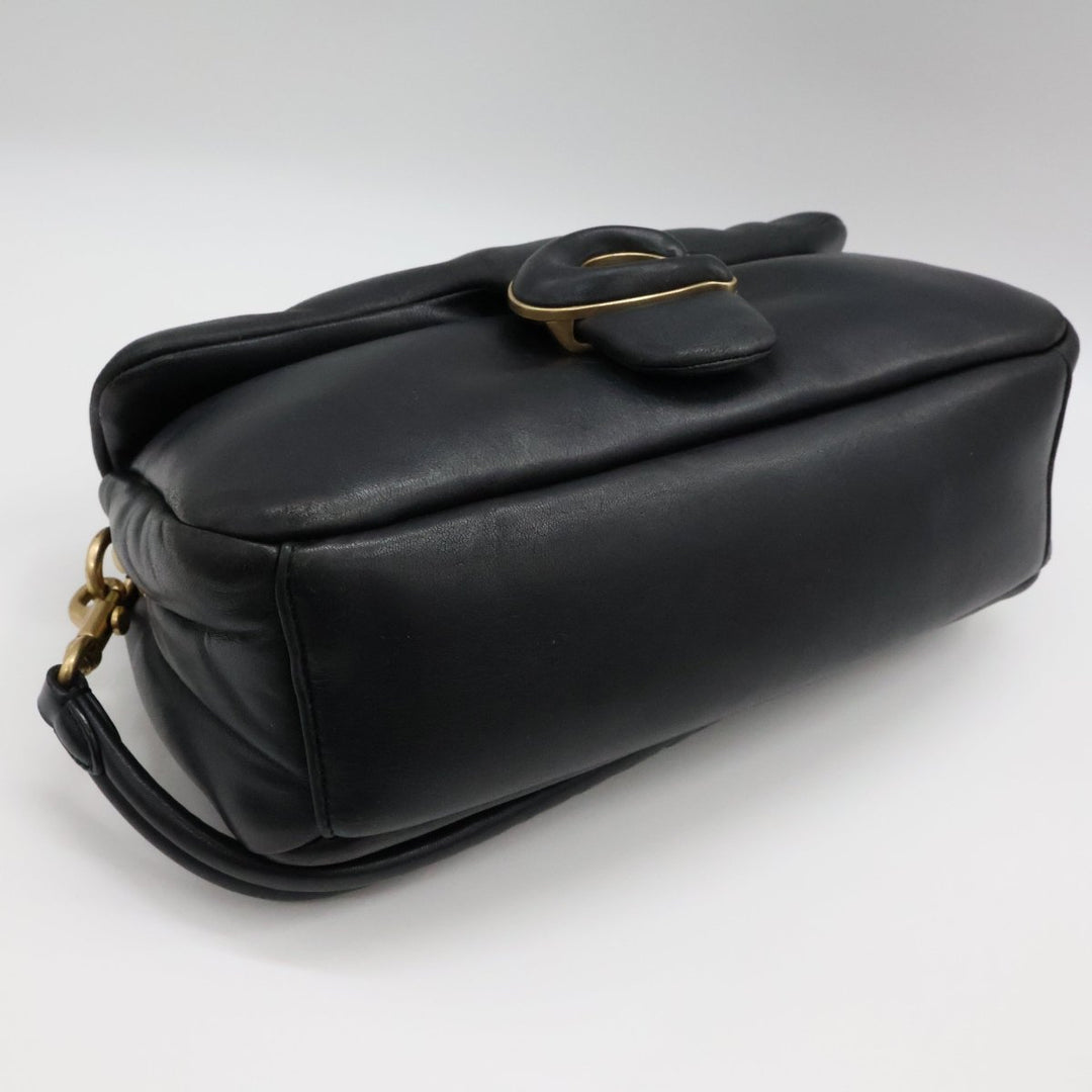 Coach Pillow Tabby 26 Black Leather Handbag - Lux Central
