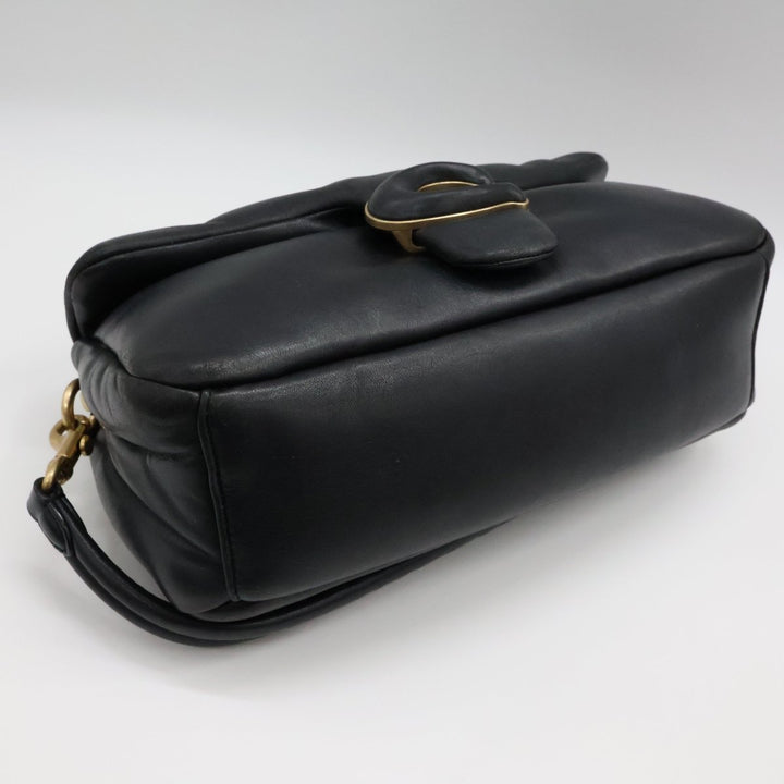 Coach Pillow Tabby 26 Black Leather Handbag - Lux Central