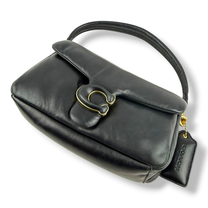 Coach Pillow Tabby 26 Black Leather Handbag - Lux Central