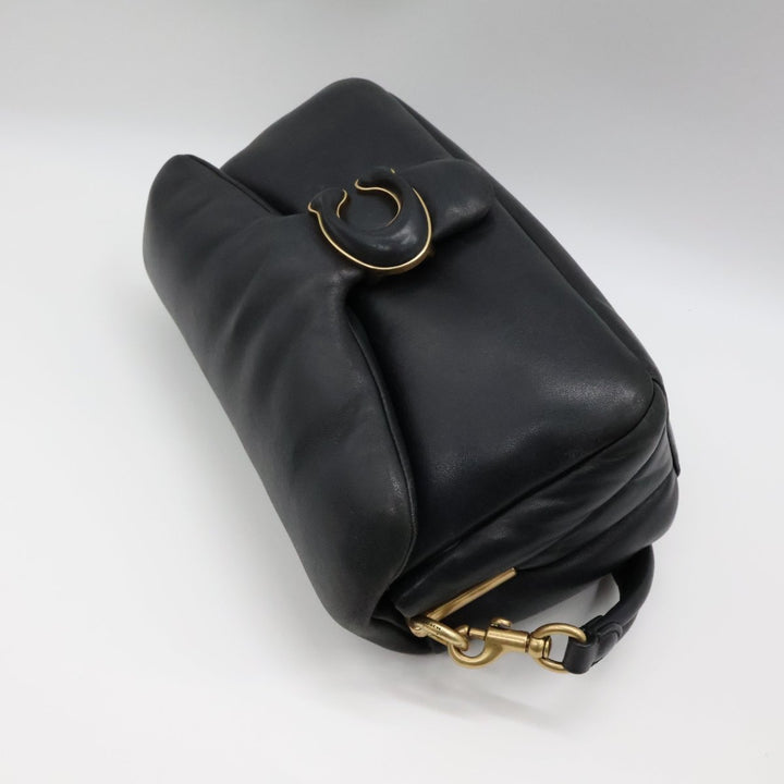 Coach Pillow Tabby 26 Black Leather Handbag - Lux Central