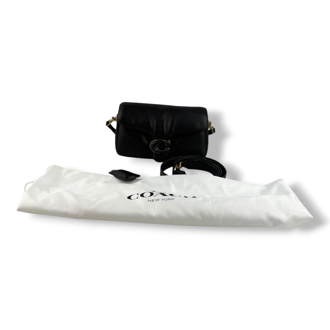 Coach Pillow Tabby 26 Black Leather Handbag - Lux Central