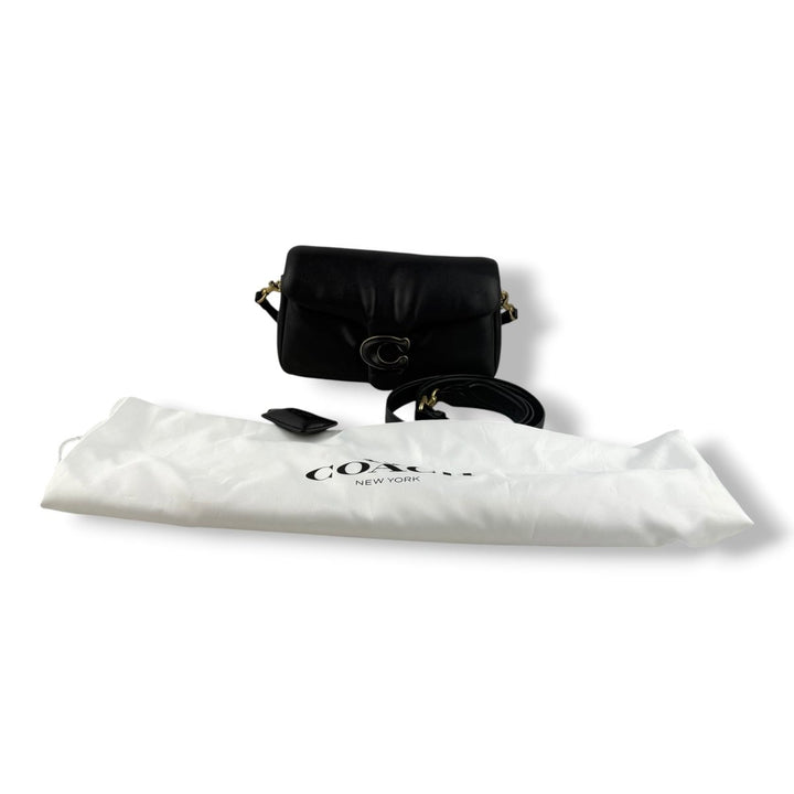 Coach Pillow Tabby 26 Black Leather Handbag - Lux Central