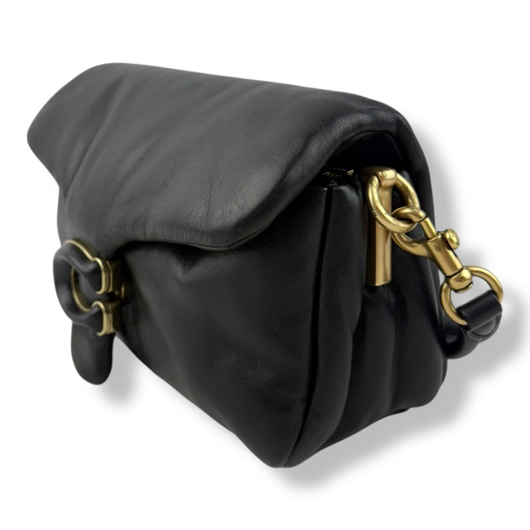 Coach Pillow Tabby 26 Black Leather Handbag - Lux Central