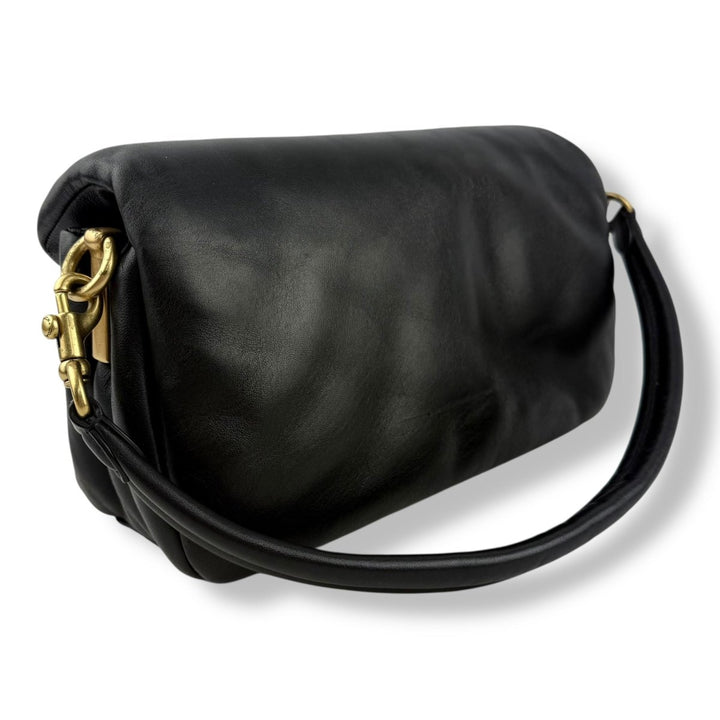 Coach Pillow Tabby 26 Black Leather Handbag - Lux Central