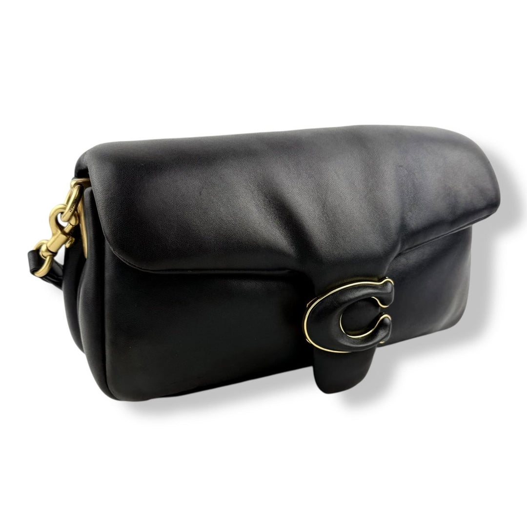 Coach Pillow Tabby 26 Black Leather Handbag - Lux Central