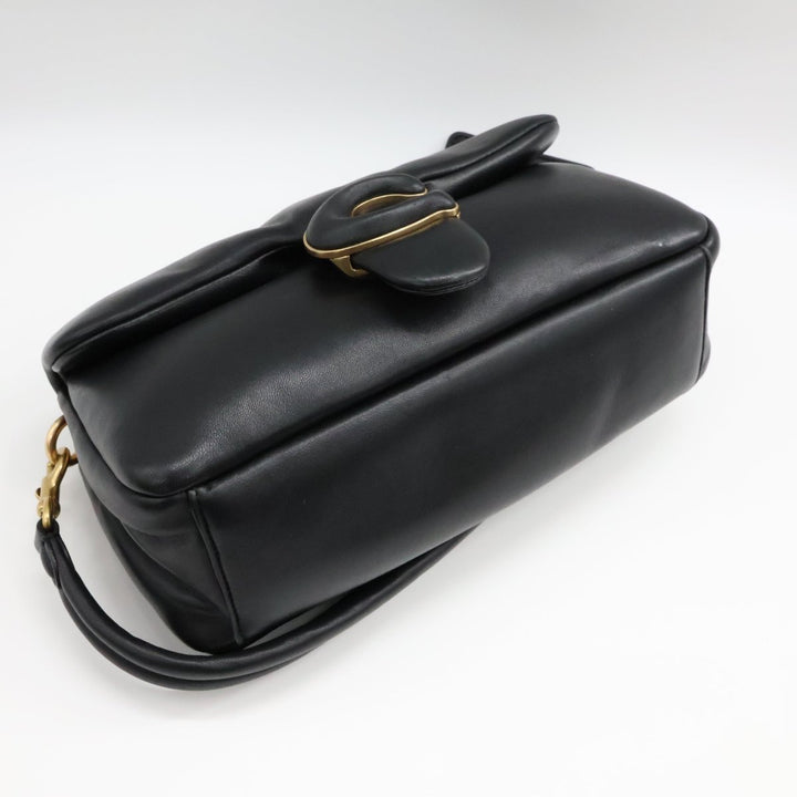 Coach Pillow Tabby 26 Black Leather Handbag - Lux Central