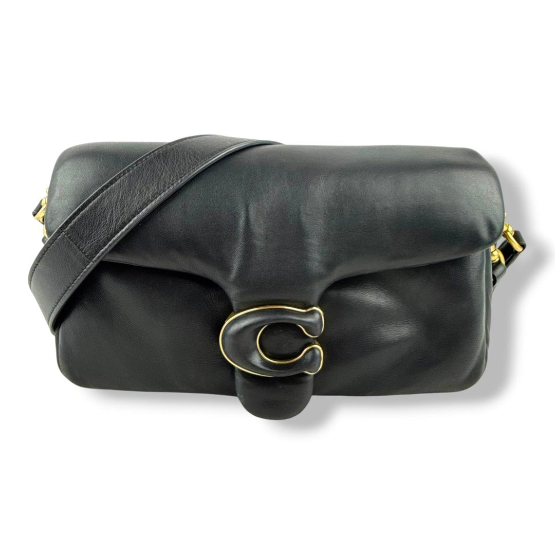 Coach Pillow Tabby 26 Black Leather Handbag - Lux Central