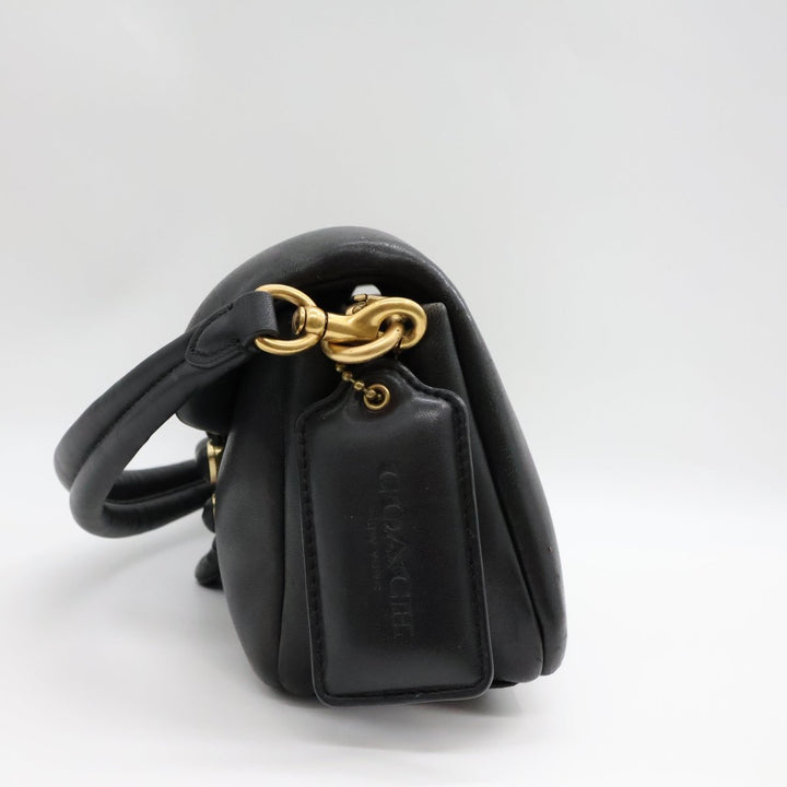 Coach Pillow Tabby 26 Black Leather Handbag - Lux Central