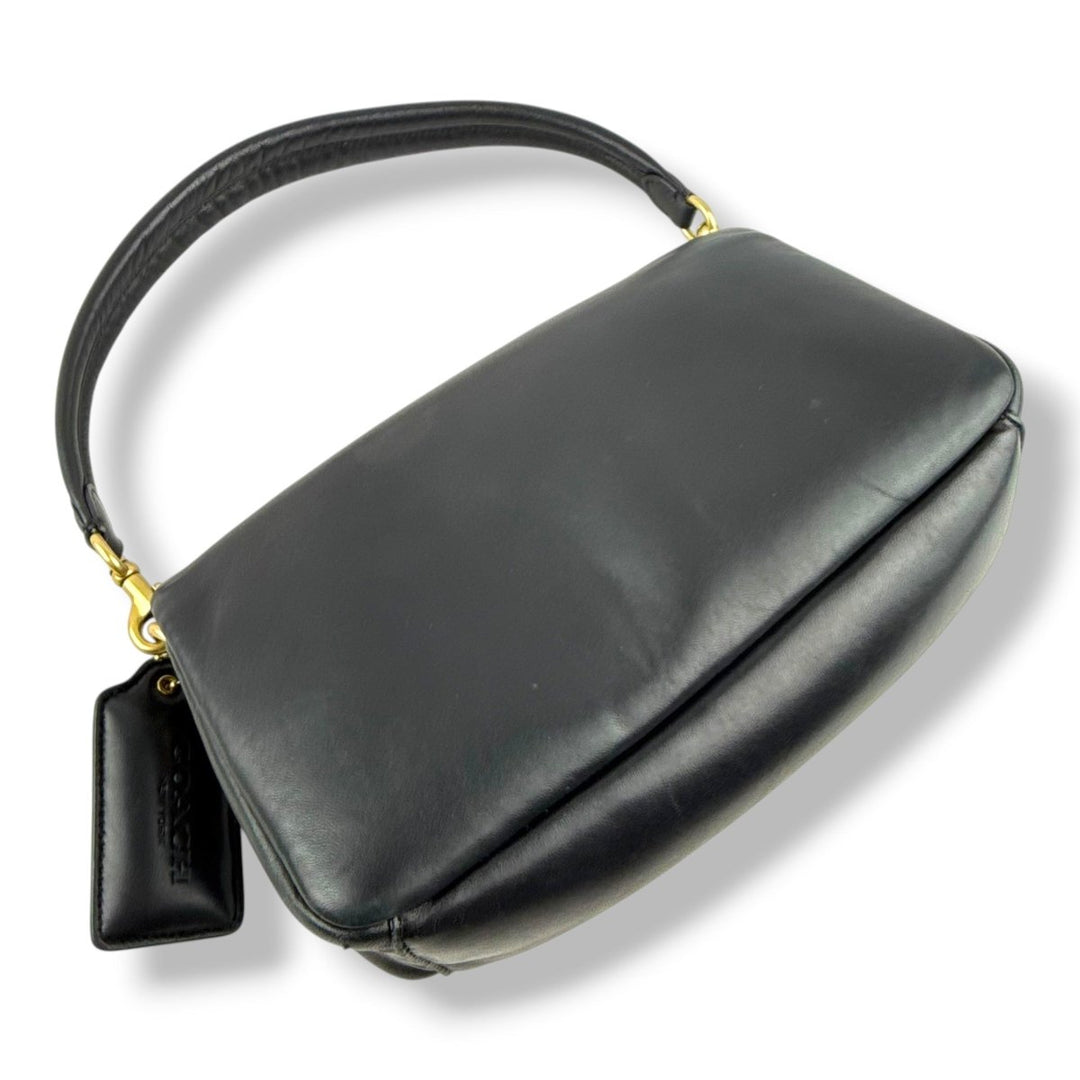 Coach Pillow Tabby 26 Black Leather Handbag - Lux Central