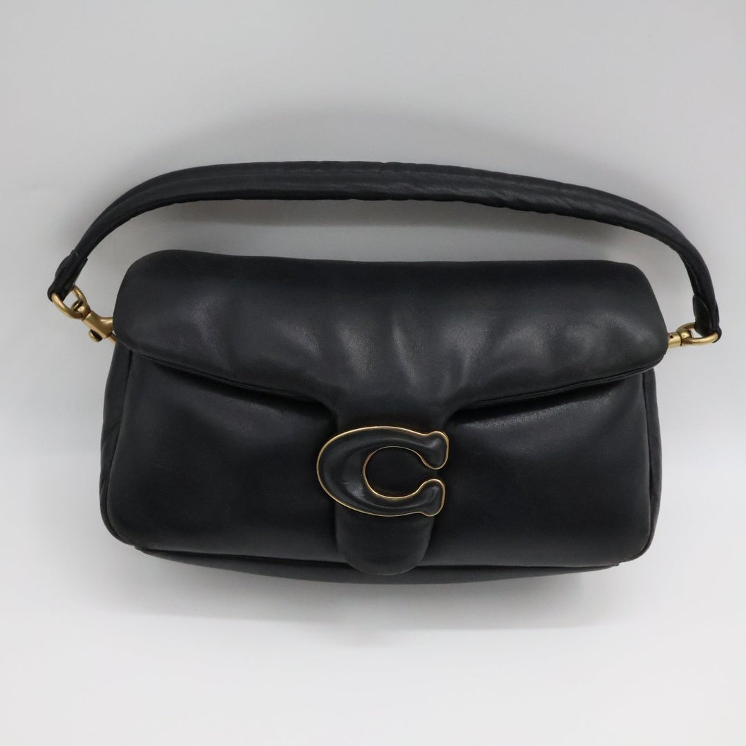 Coach Pillow Tabby 26 Black Leather Handbag - Lux Central