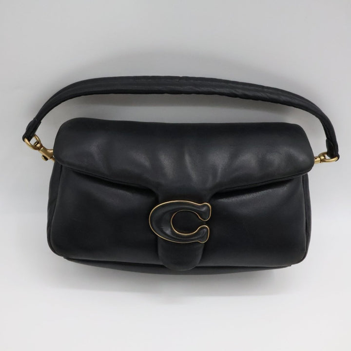 Coach Pillow Tabby 26 Black Leather Handbag - Lux Central