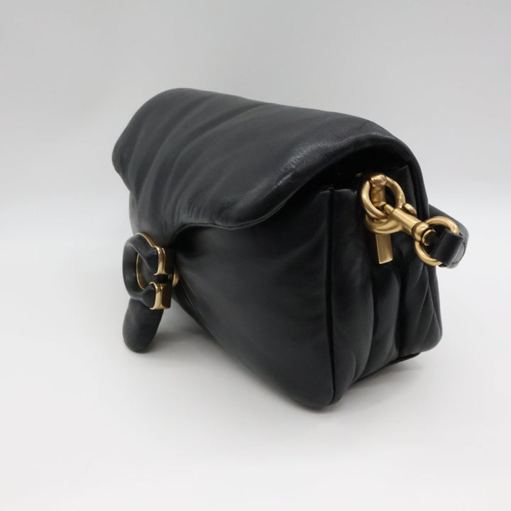 Coach Pillow Tabby 26 Black Leather Handbag - Lux Central