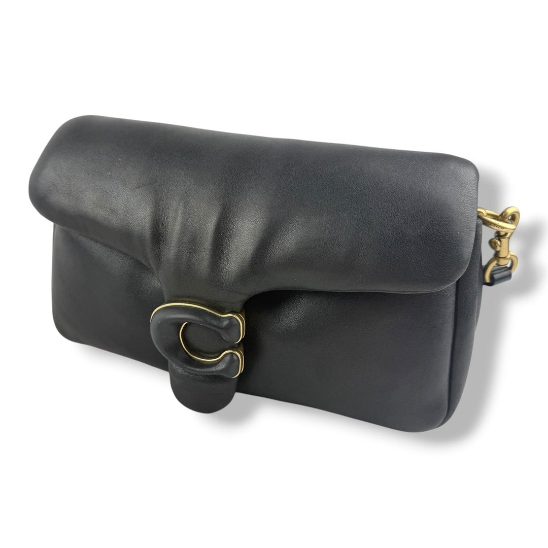Coach Pillow Tabby 26 Black Leather Handbag - Lux Central