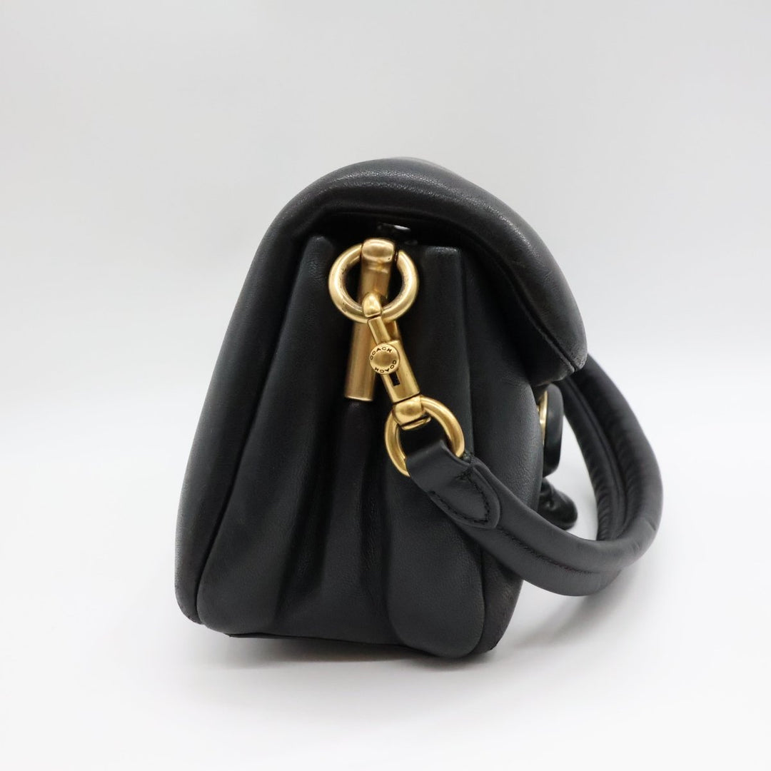 Coach Pillow Tabby 26 Black Leather Handbag - Lux Central