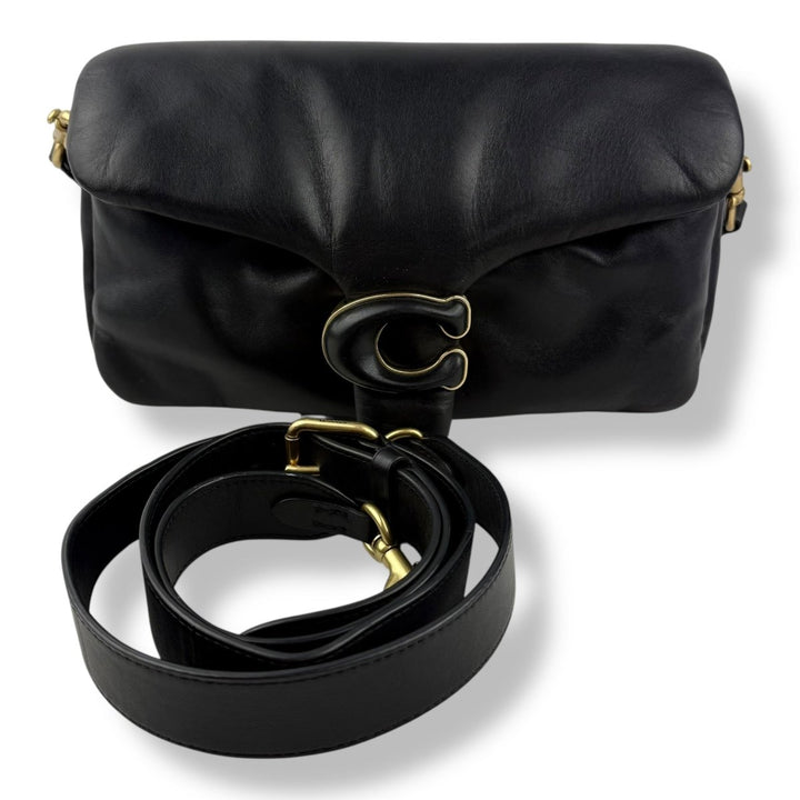 Coach Pillow Tabby 26 Black Leather Handbag - Lux Central