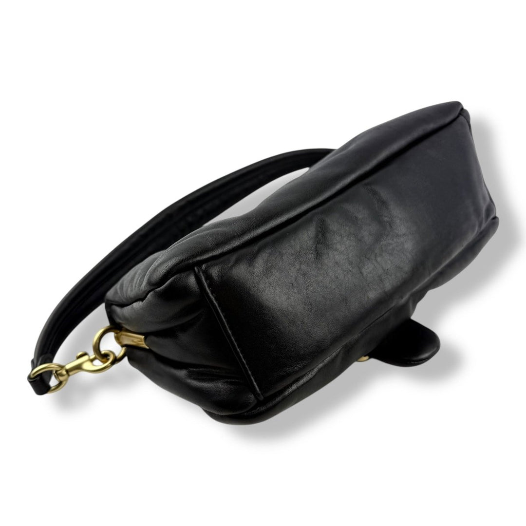 Coach Pillow Tabby 26 Black Leather Handbag - Lux Central