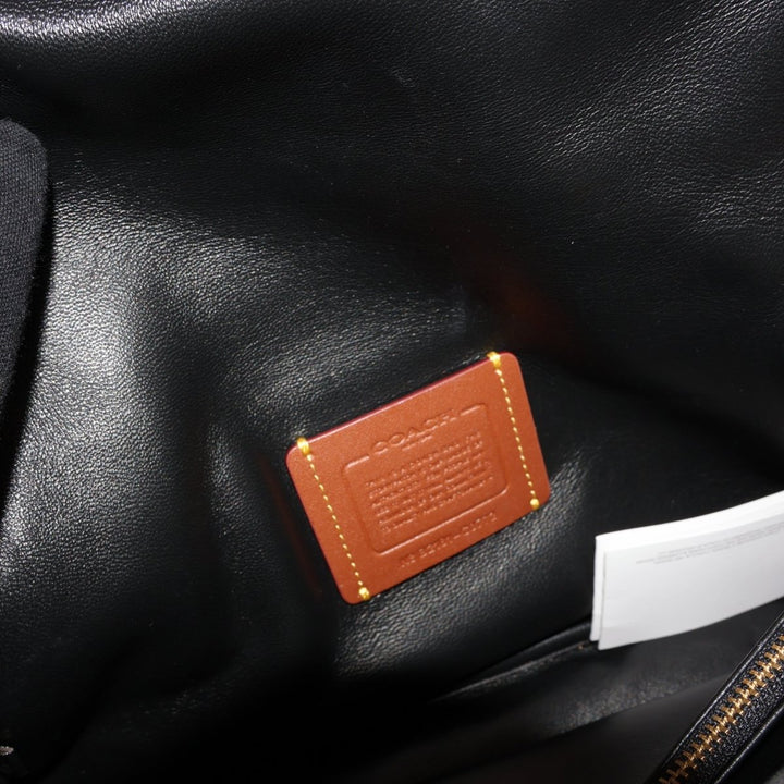 Coach Pillow Tabby 26 Black Leather Handbag - Lux Central